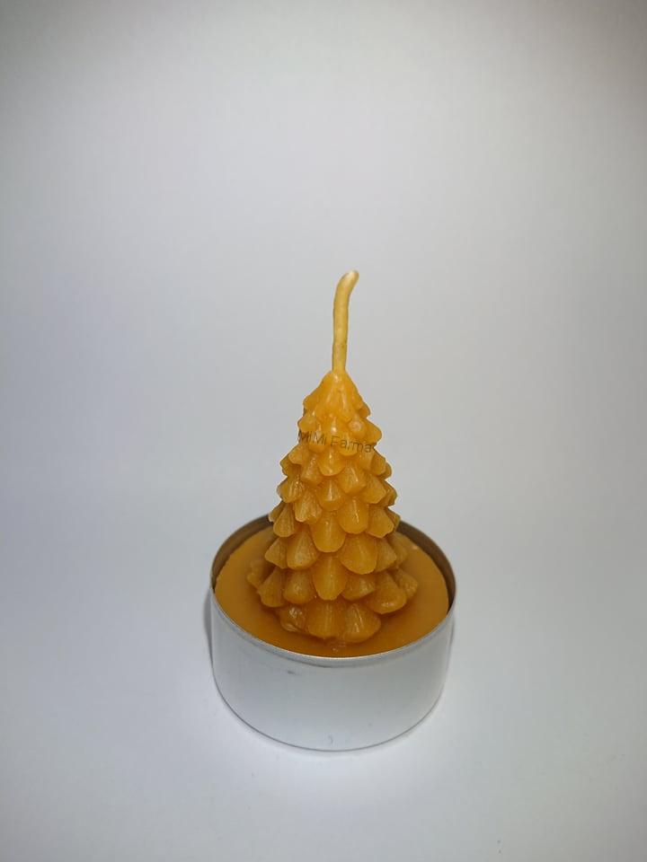 Sviečka zo včelieho vosku  - Čajová stromček