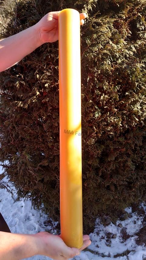 Paškál veľký 70x7,4 cm - sviečka zo včelieho vosku