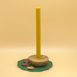 Valec hladký 3x54 cm - sviečka zo včelieho vosku