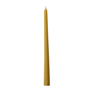 Stolová tenka 25 cm jemný závit - sviečka zo včelieho vosku